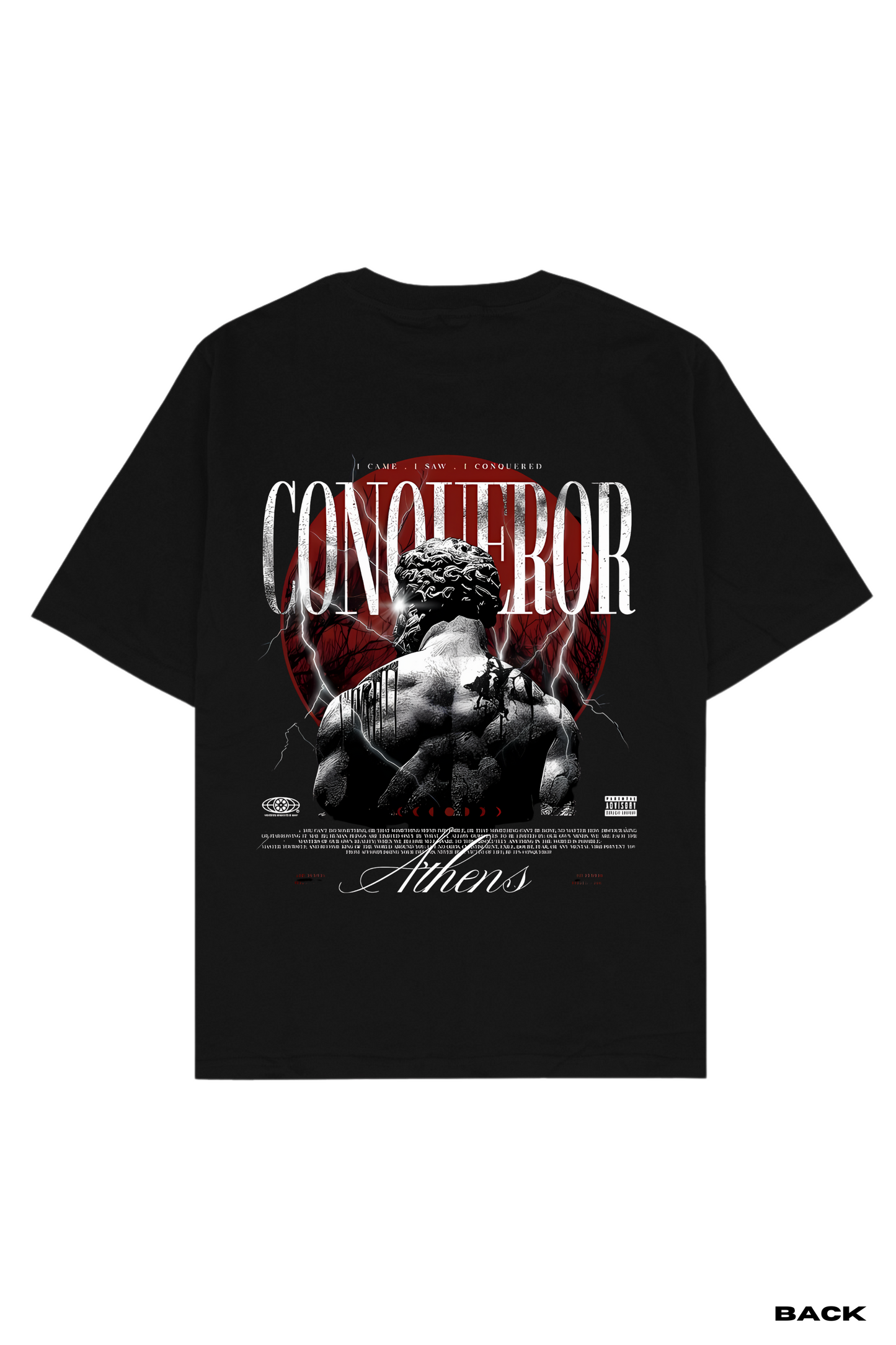 Conqueror Oversized Printed Unisex T-Shirt