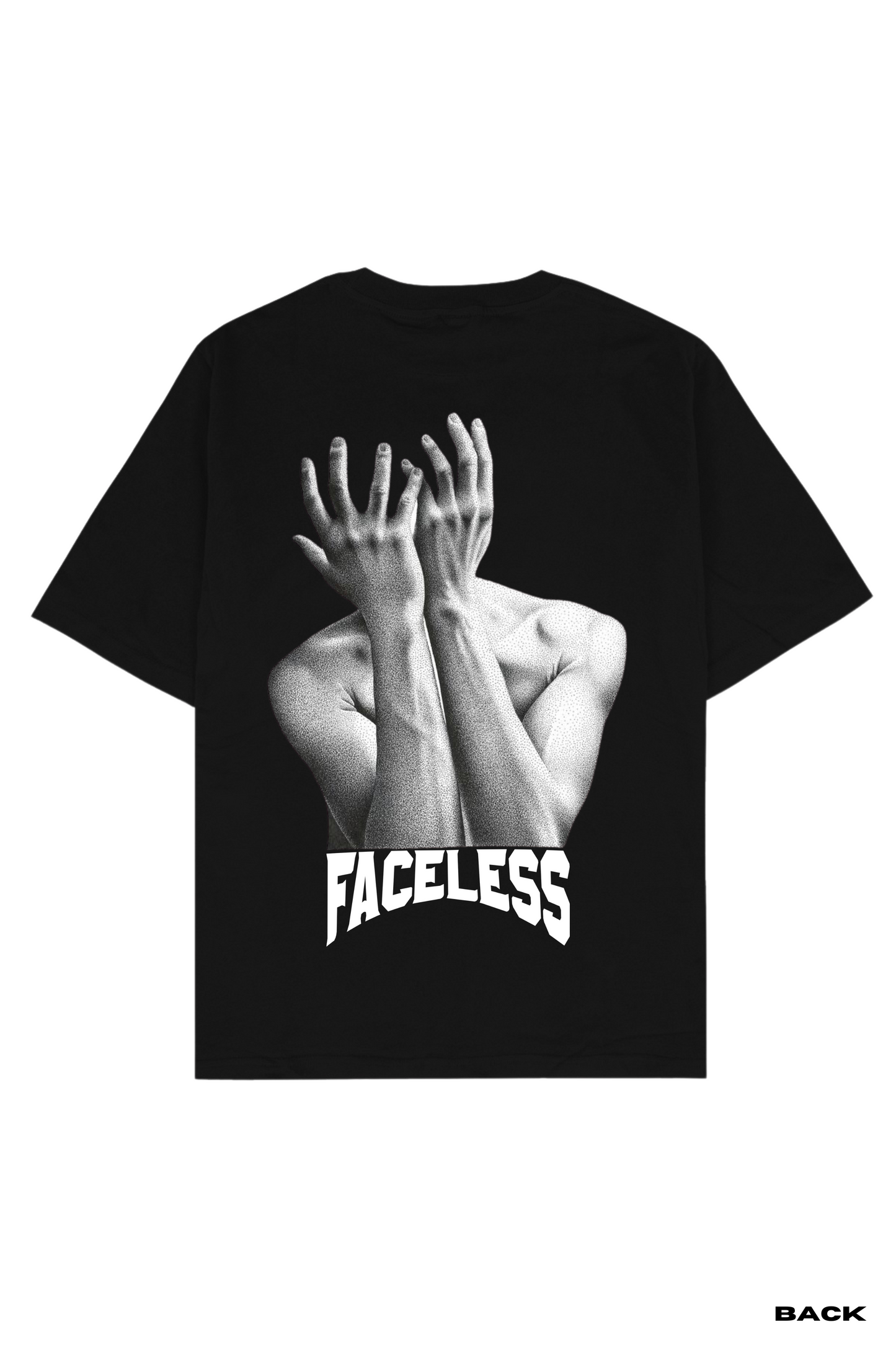 Faceless Oversized Printed Unisex T-Shirt