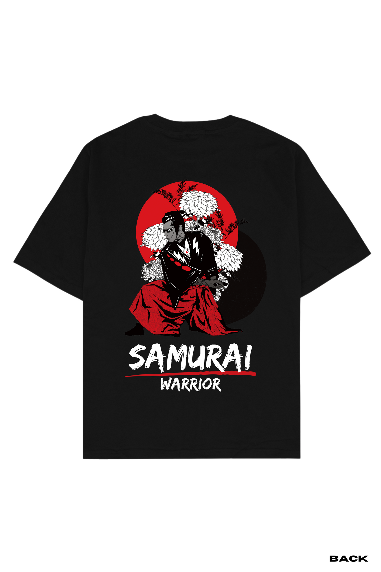 Samurai Oversized Printed Unisex T-Shirt