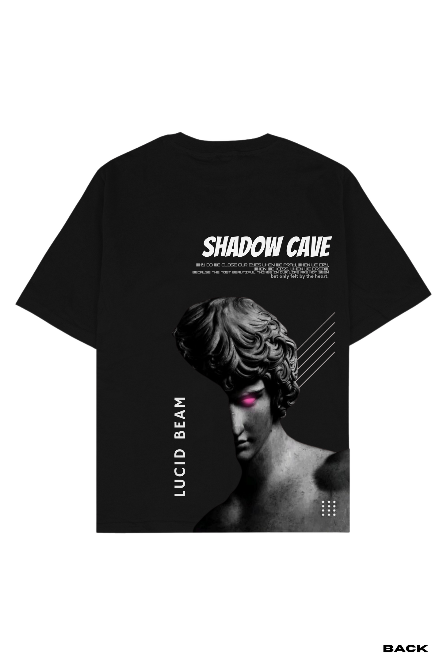 Shadow Cave Oversized Printed Unisex T-Shirt