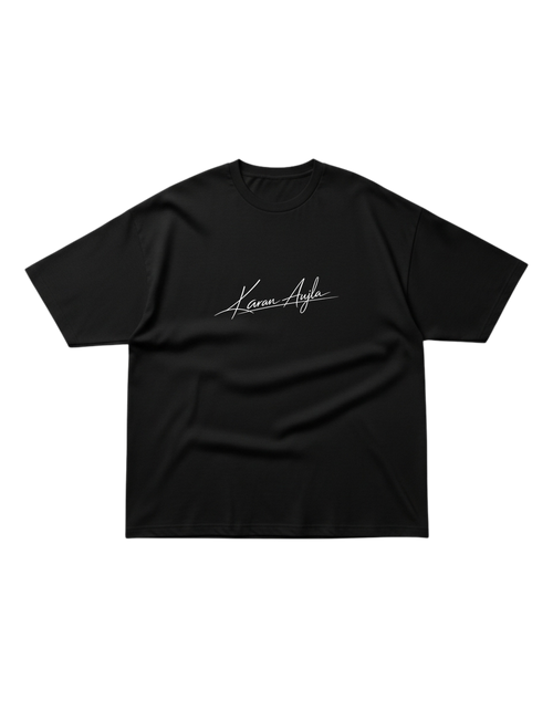 Karan Aujla Courtside Fan Art Oversized T-Shirt