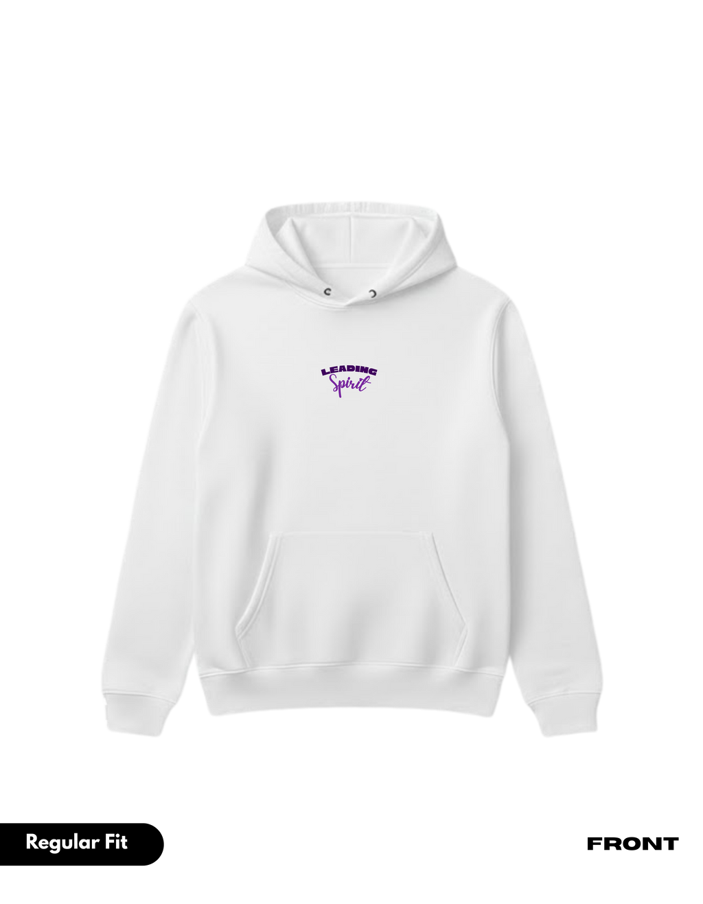 LS BUTTERFLY WHITE HOODIE