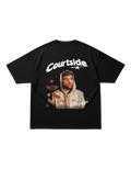 Karan Aujla Courtside Fan Art Oversized T-Shirt