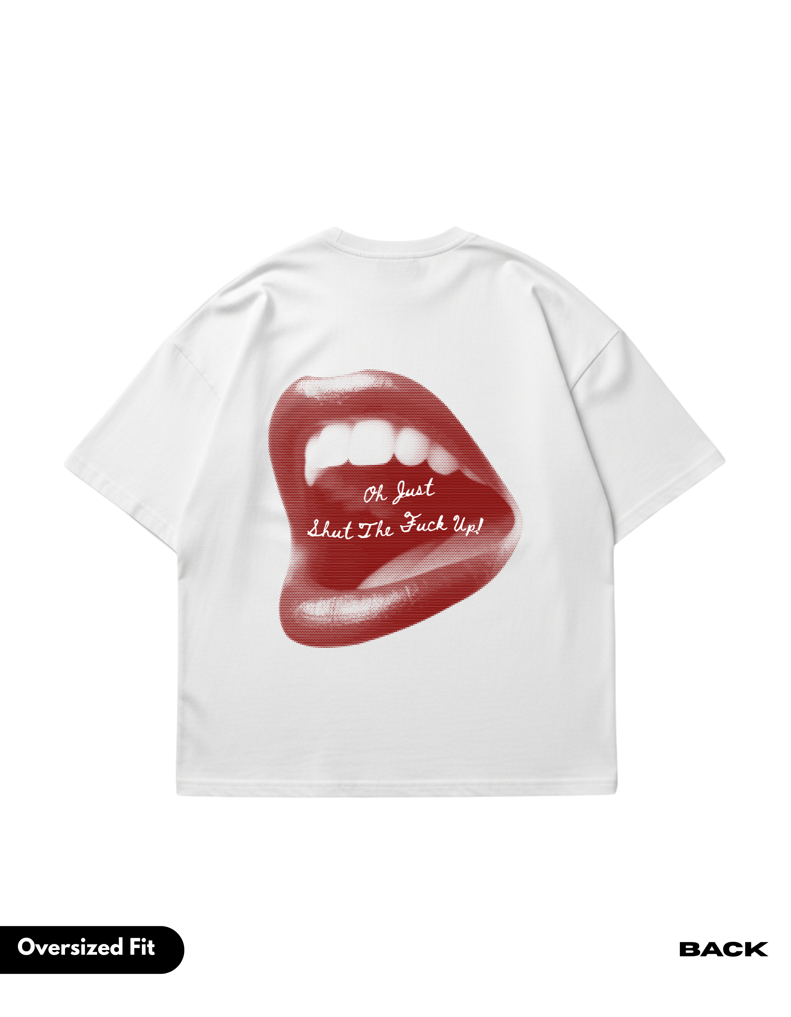 LS Originals White Oversized T-Shirt