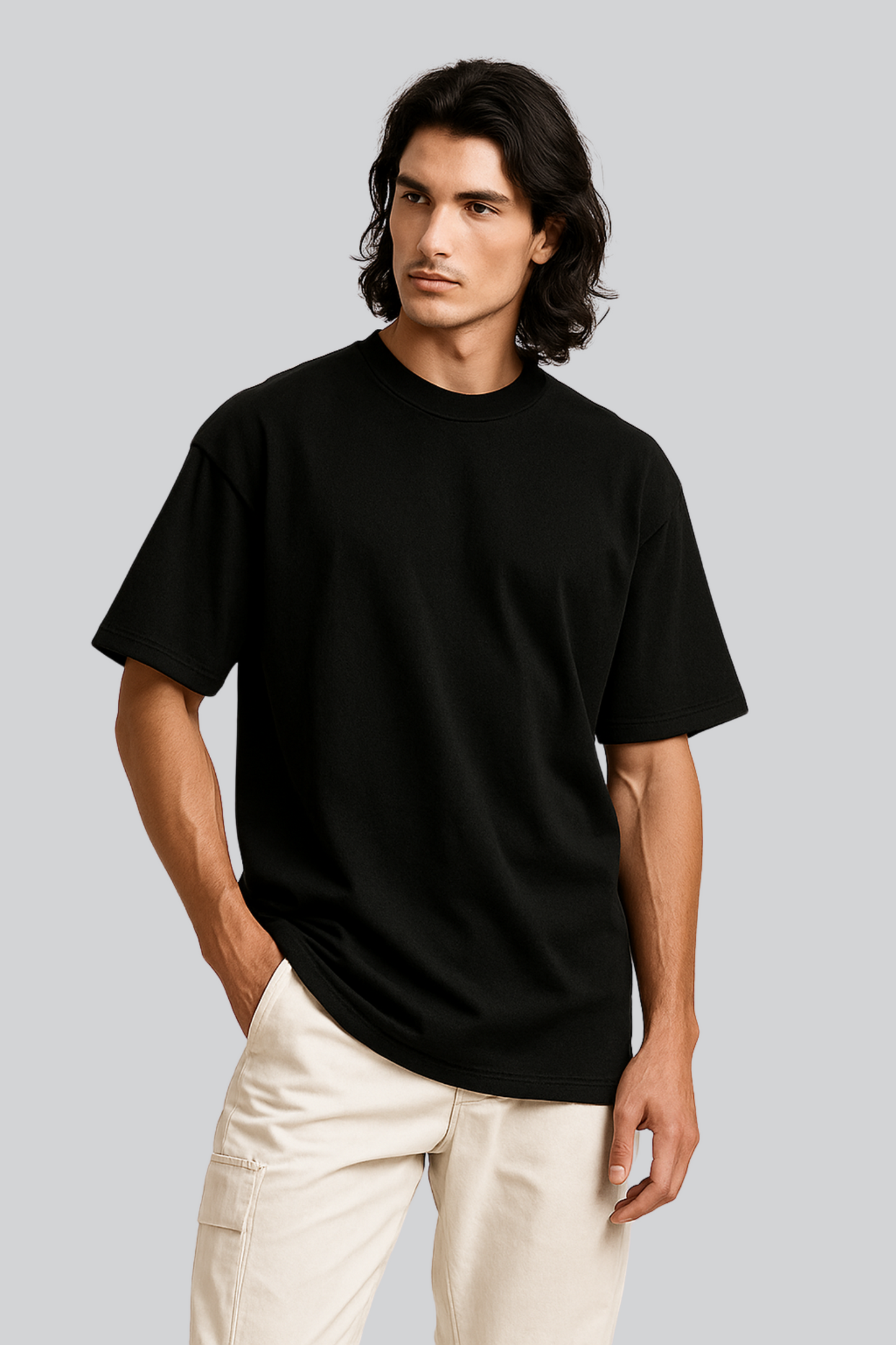 Plain Thick Oversized T-Shirt