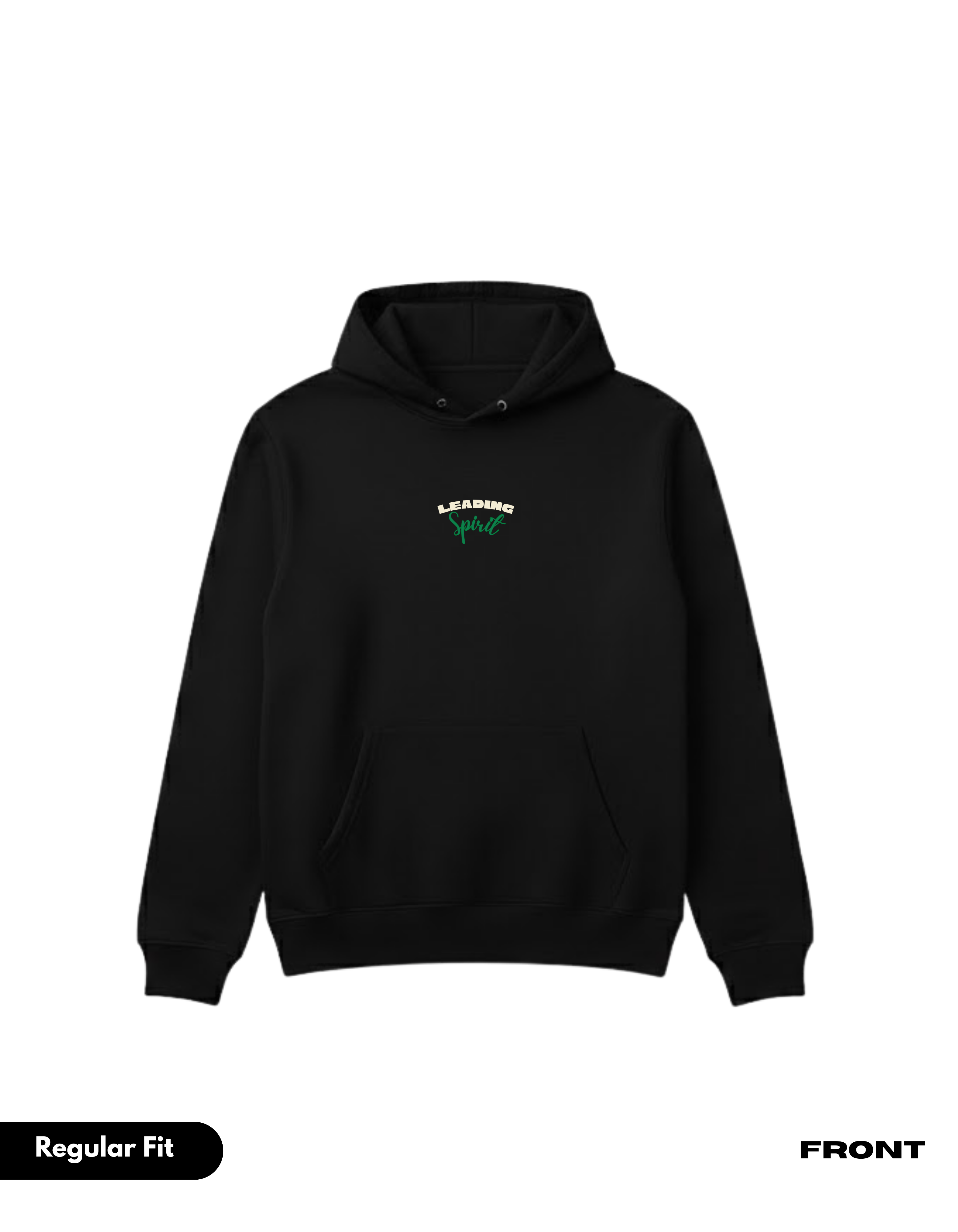 LS VIBING HERE BLACK HOODIE