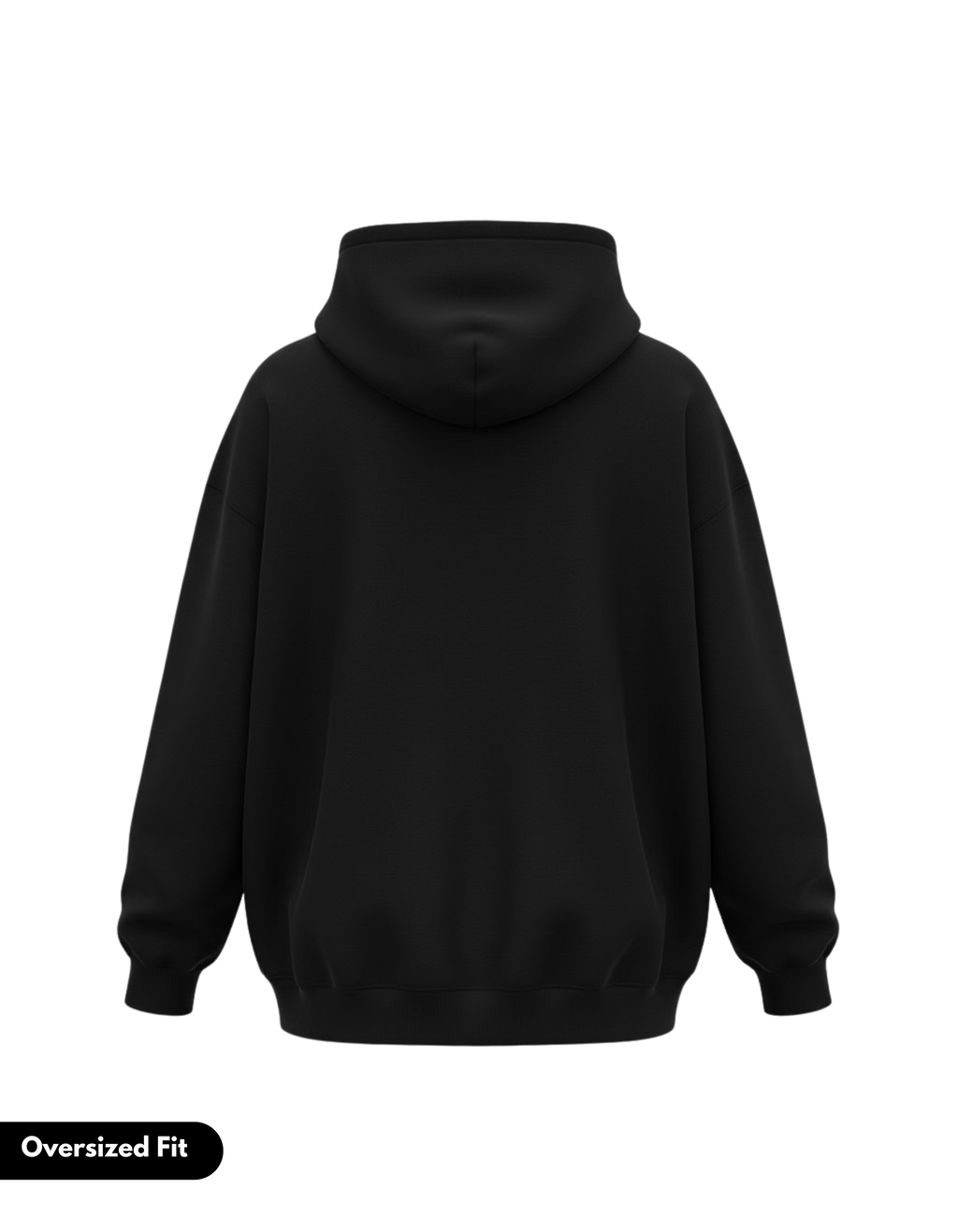 Black Oversized Hoodie | 430GSM
