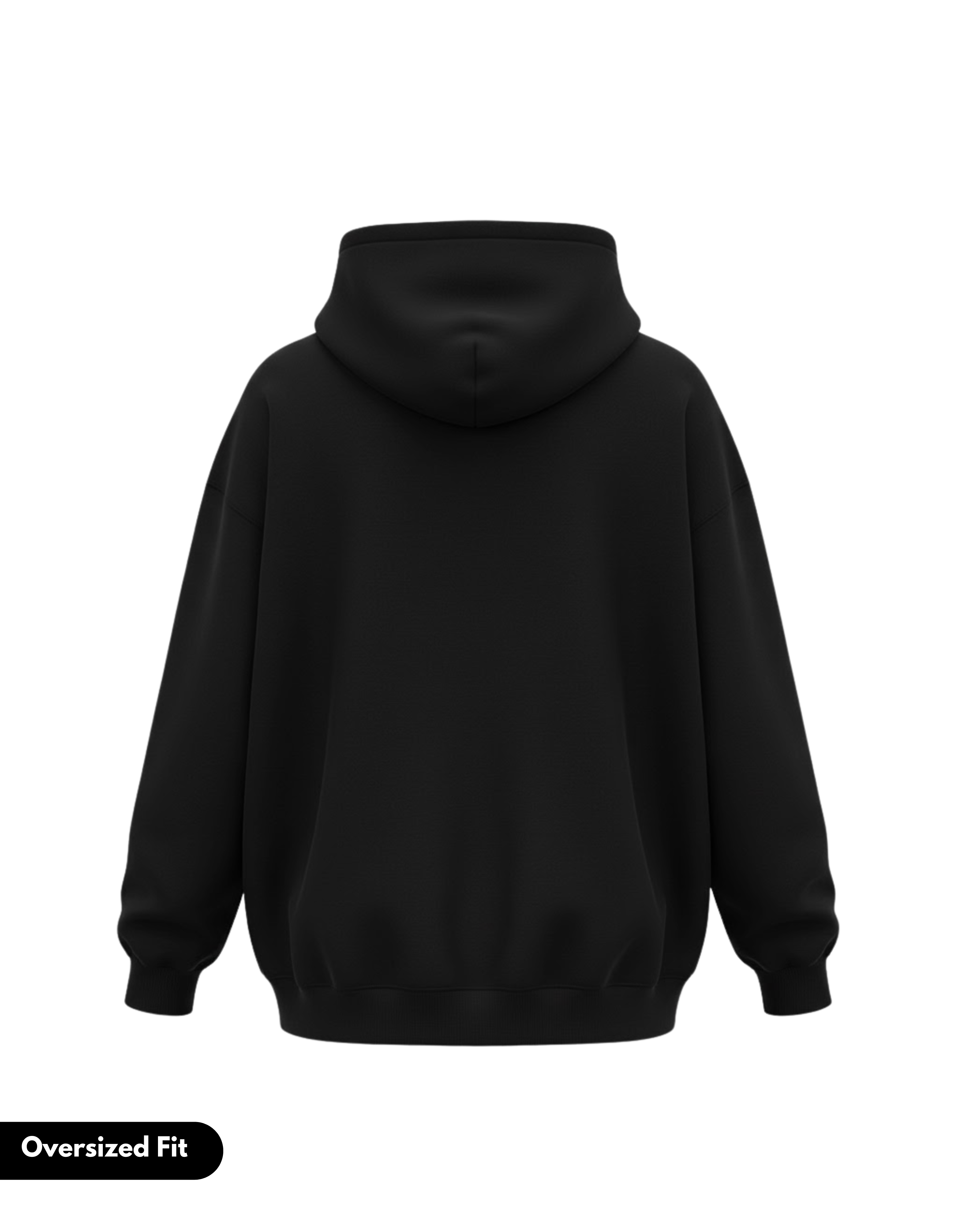 Black Oversized Hoodie | 430GSM