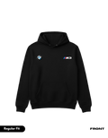 BMW Black Regular Fit Hoodie