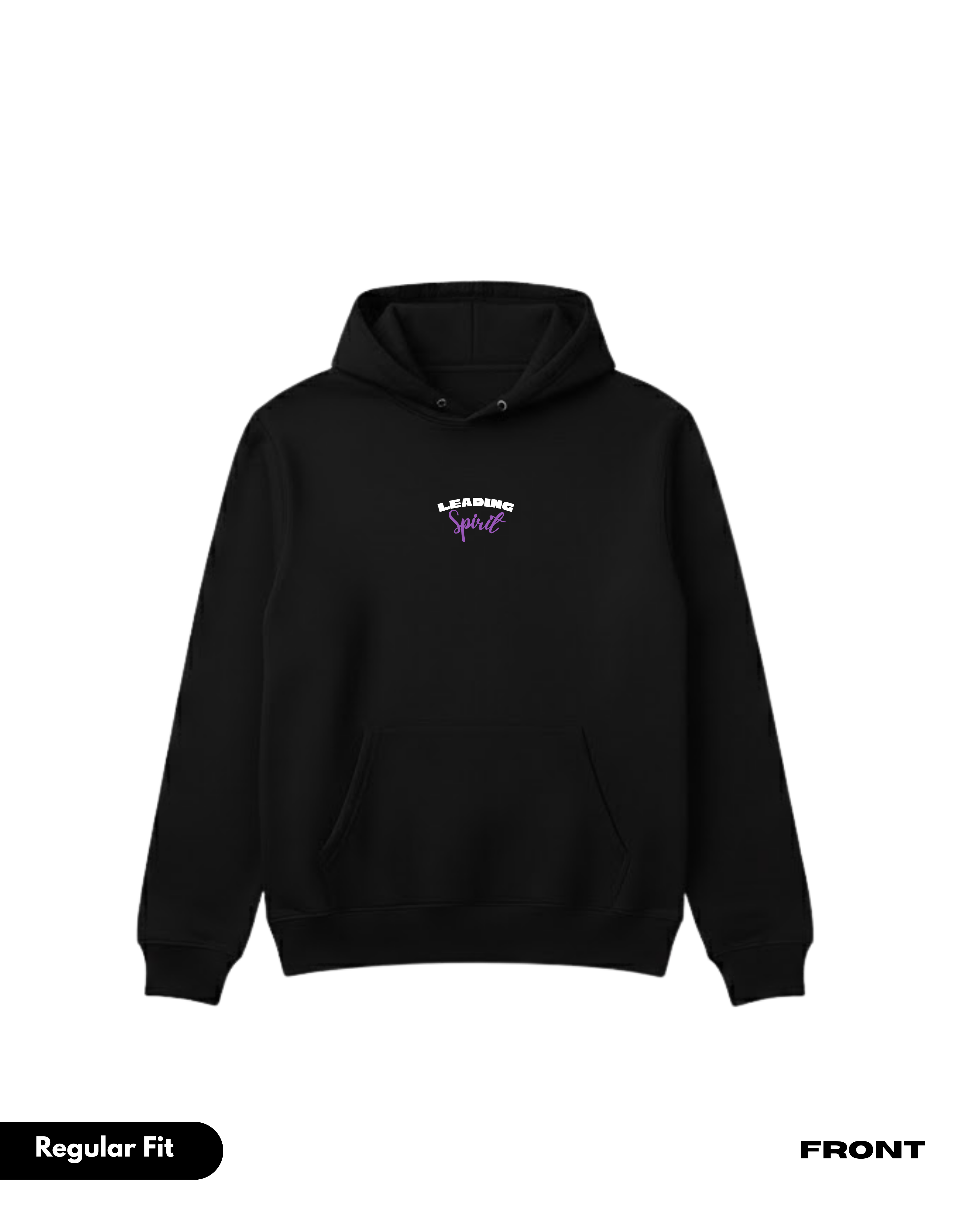 LS BUTTERFLY BLACK HOODIE