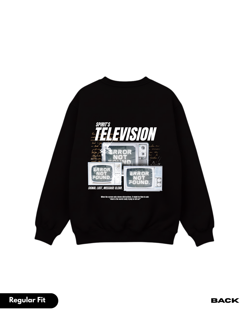 LS SIGNALS BLACK SWEATSHIRT