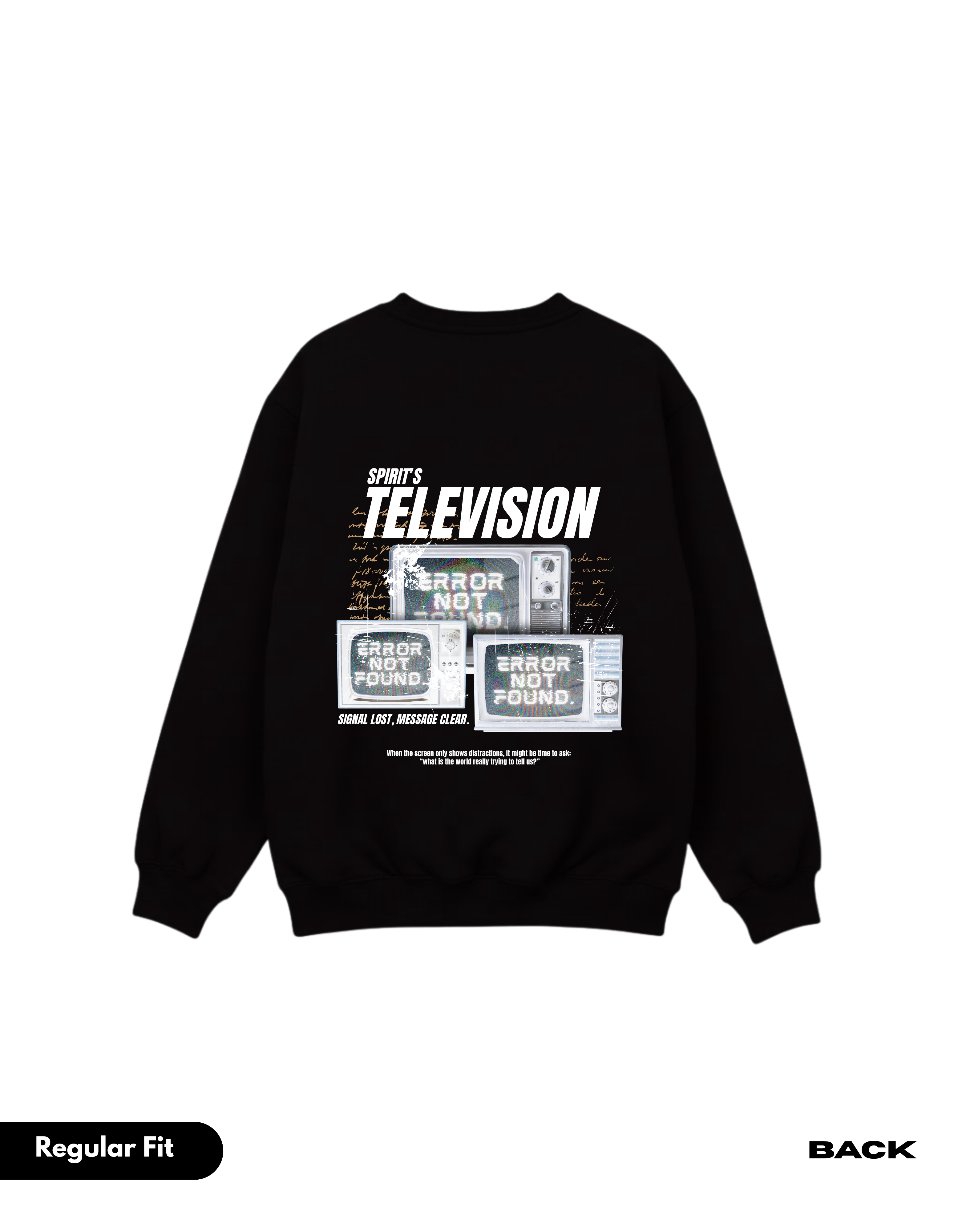 LS SIGNALS BLACK SWEATSHIRT