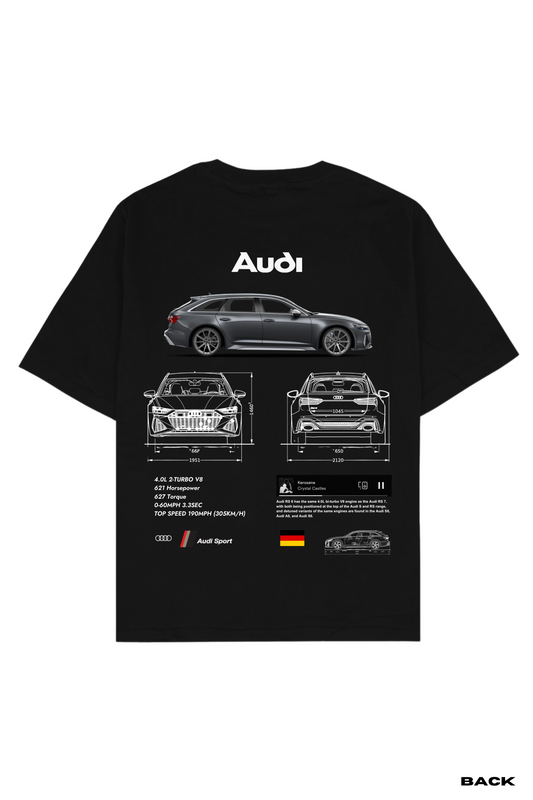 Audi Rs6 Oversized Printed Unisex T-Shirt