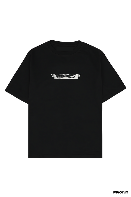 Death Stare Oversized Printed Unisex T-Shirt