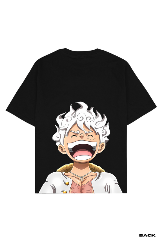 Luffy Laughs Oversized Printed Unisex T-Shirt